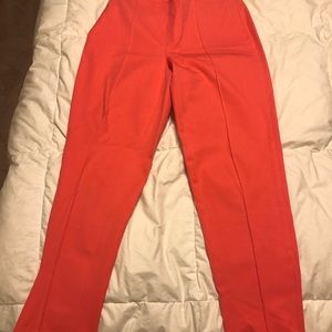 NWOT Isaac Mizrahi coral pants